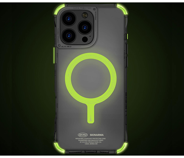 Skinarma Saido do iPhone 16 Pro 6.3" Magnetic Charging green - 1316923 - zdjęcie 5